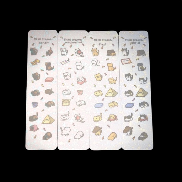 Holographic Neko Atsume Sticker Set - Picture 7 of 8